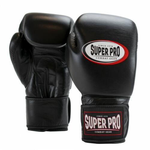 Super Pro Thai-Pro (Thai)bokshandschoenen Zwart - jokasport.nl