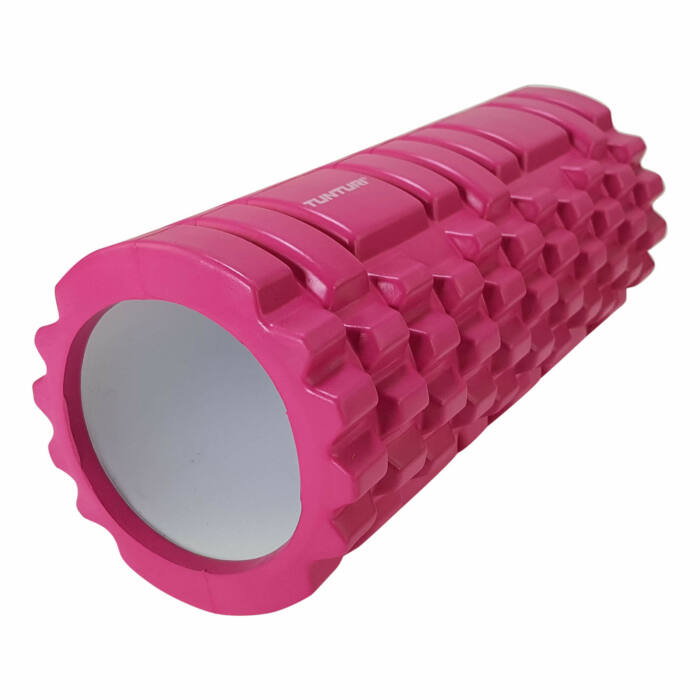 Tunturi Yoga Foam Grid Roller 33cm-roze-jokasport
