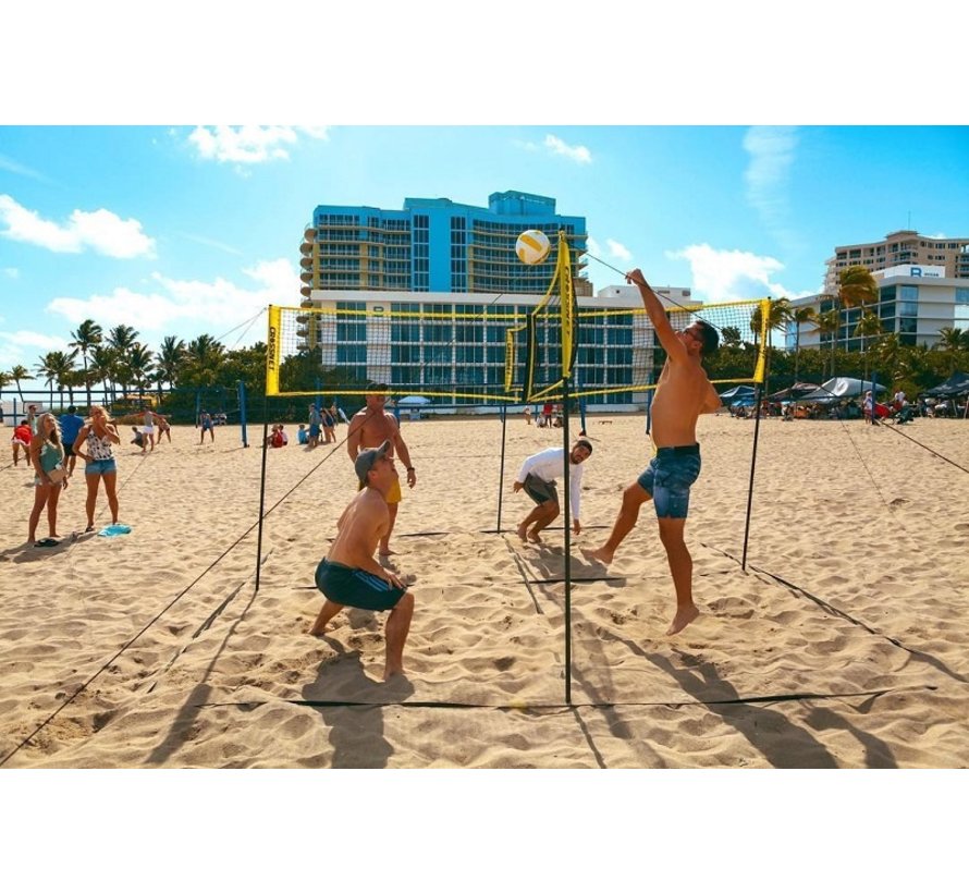 Hammer Crossnet Volleybal Net Four Square 7