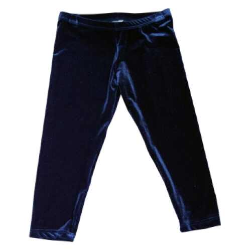 Ervy capri tight donkerblauw velours