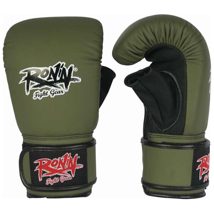 Ronin Pro Punch Zakhandschoenen Leer - Army Green - jokasport.nl