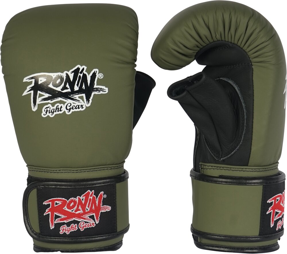 Ronin Pro Punch Zakhandschoenen Leer - Army Green - jokasport.nl
