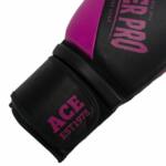 Super Pro Combat Gear ACE (kick)bokshandschoenen Zwart-Roze