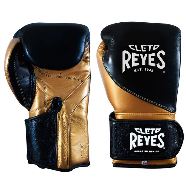 Cleto Reyes Bokshandschoenen High Precision Zwart goud jokasport.nl