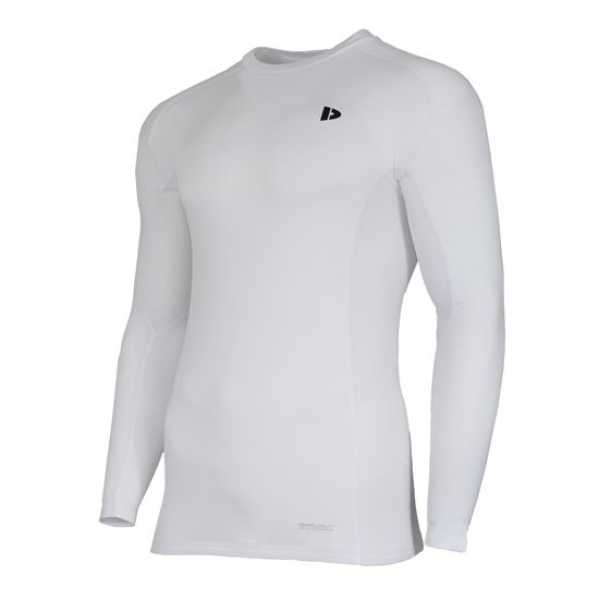 Donnay Heren - Compressie shirt lange mouw - Wit