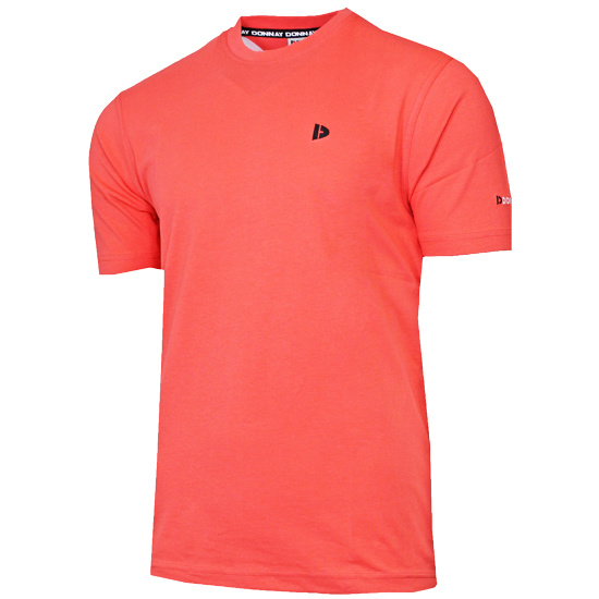 Donnay Heren - T-Shirt Vince - Perzik Oranje