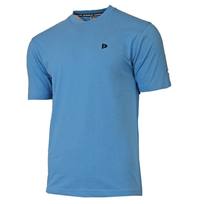 Donnay Heren - T-Shirt Vince - Dusty Blauw