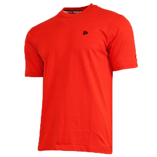 Donnay Heren - T-Shirt Vince - Vlamrood