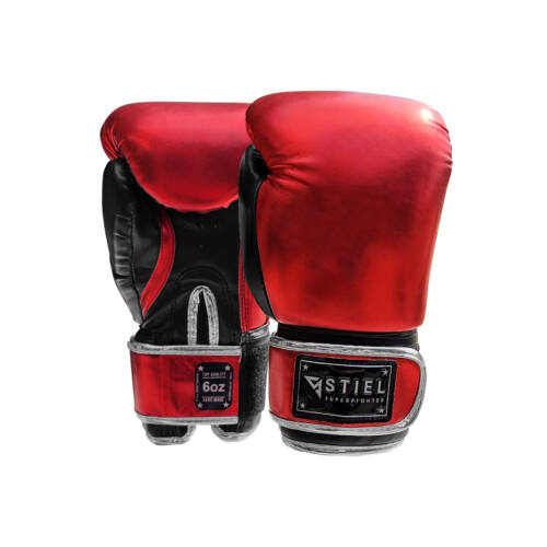 Stiel Superfighter Bokshandschoenen - Rood met zwart - www.jokasport.nl