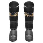 Stiel Leopard Dames Scheenbeschermers - PU - Zwart - www.jokasport.nl