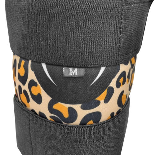Stiel Leopard Dames Scheenbeschermers - PU - Zwart - www.jokasport.nl