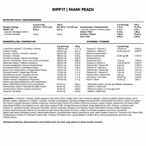 Research Ripp'It Vetverbrander - 30 servings - jokasport.nl