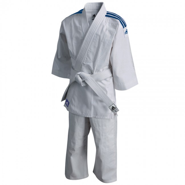 Adidas Judopak Evolution II J250 Wit/Blauw 1