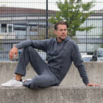 Donnay Heren - Joggingbroek rechte pijp Wess - Donkergrijs