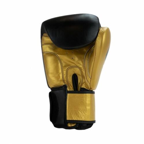 Super Pro Undisputed Bokszakhandschoenen Leder Zwart/Goud jokasport.nl