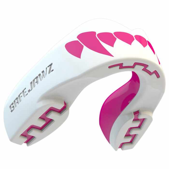 Safejawz Gebitsbeschermer Extro-Series Dracula Wit/Roze Jokasport.nl