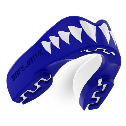 Safejawz Gebitsbeschermer Extro-Series Shark Blauw/Wit