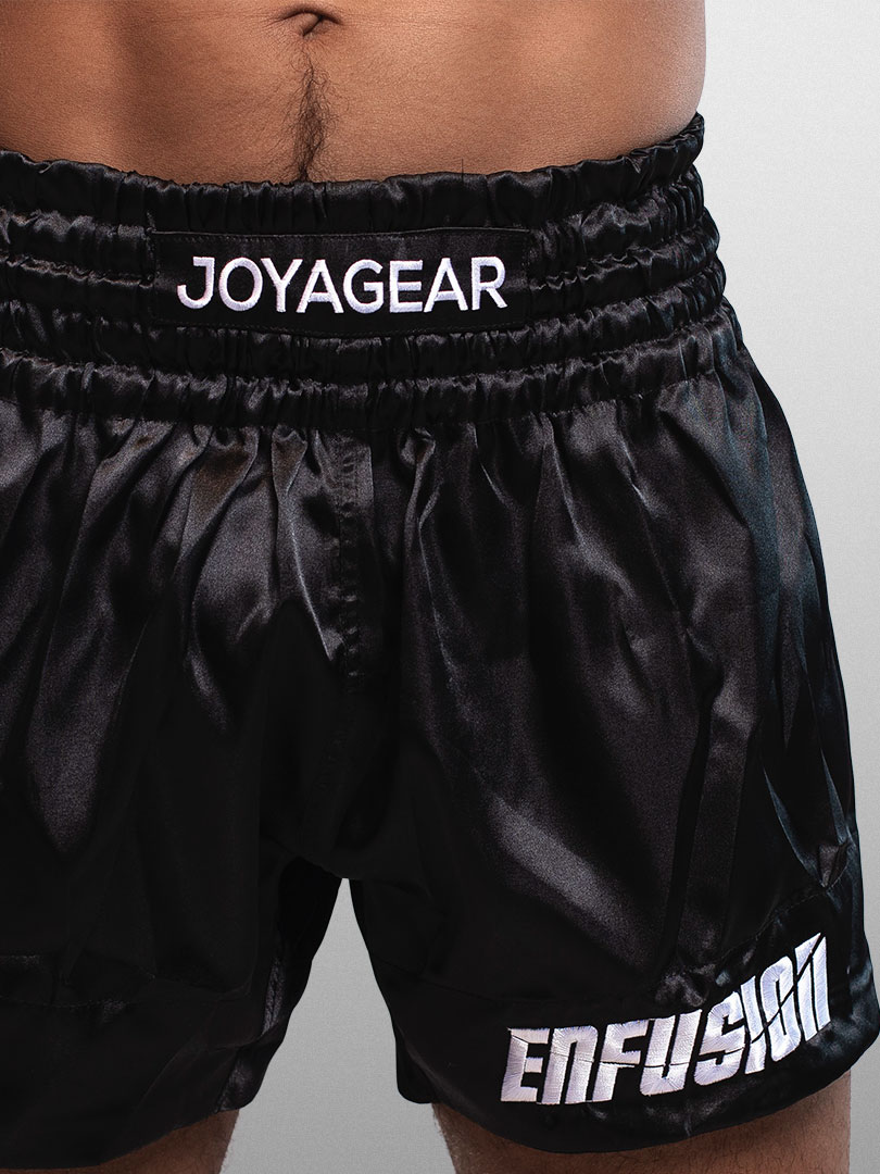 Joyagear x Enfusion - Inflict Muay Thai Short - Zwart