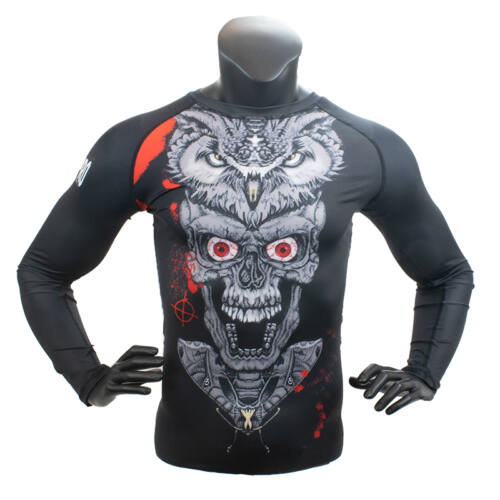 Super Pro Rashguard LongSleeve skull