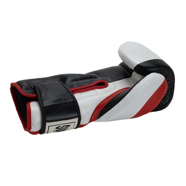 Super Pro (kick)Bokshandschoenen Bruiser Zwart/Rood/Wit