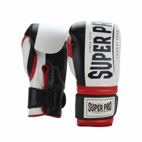 Super Pro (kick)Bokshandschoenen Bruiser Zwart/Rood/Wit