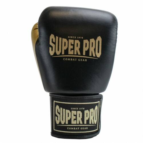 Super Pro (thai)bokshandschoenen Leer Enforcer Zwart/Goud