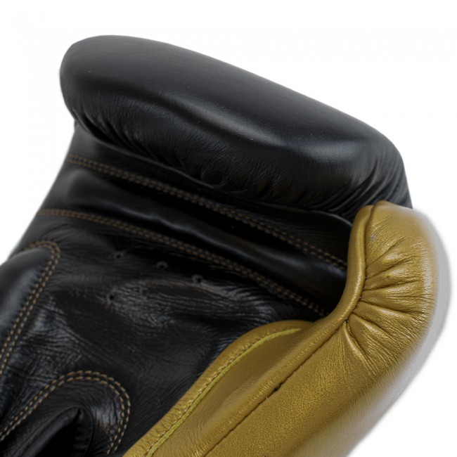 Super Pro (thai)bokshandschoenen Leer Enforcer Zwart/Goud