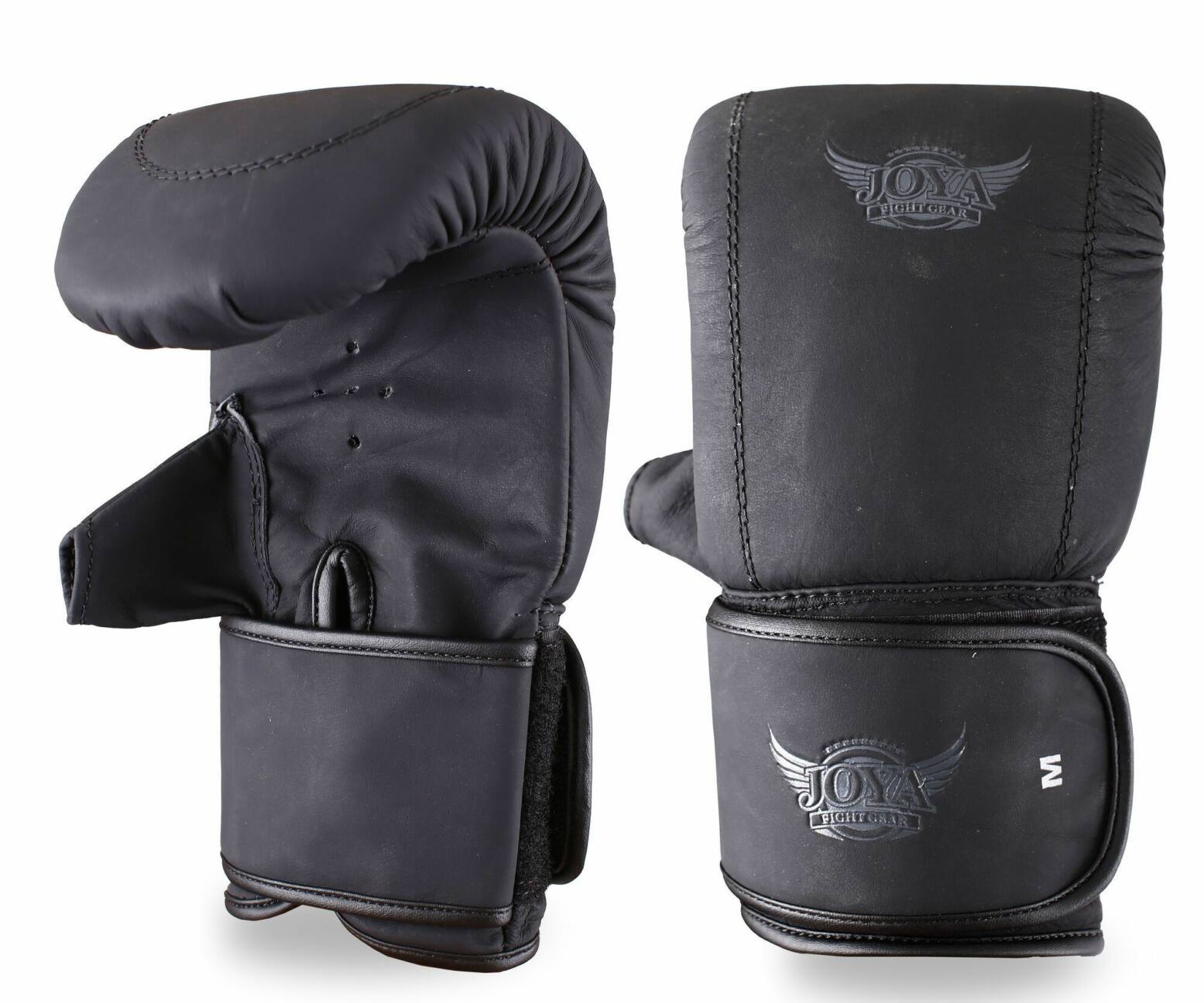 Joya Title Zakhandschoenen - Leer - Matzwart
