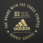 Adidas T-Shirt Combat Sports – Katoen – Zwart met goud 4