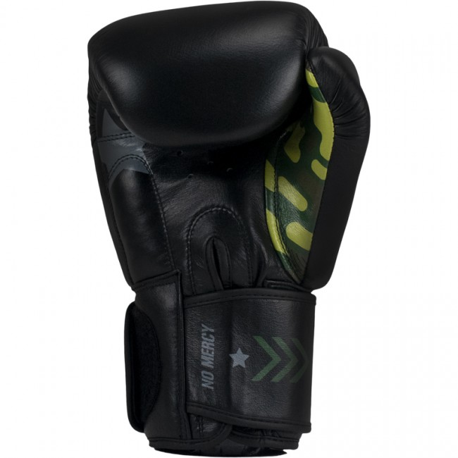 Super Pro No Mercy Bokshandschoenen - Zwart met groen