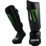 Super Pro No Mercy Scheenbeschermers  - Zwart met groen