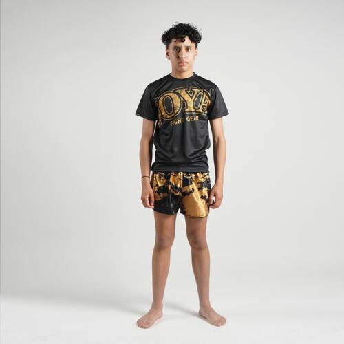 Joya T-Shirt Splash - Junior - Zwart met goud
