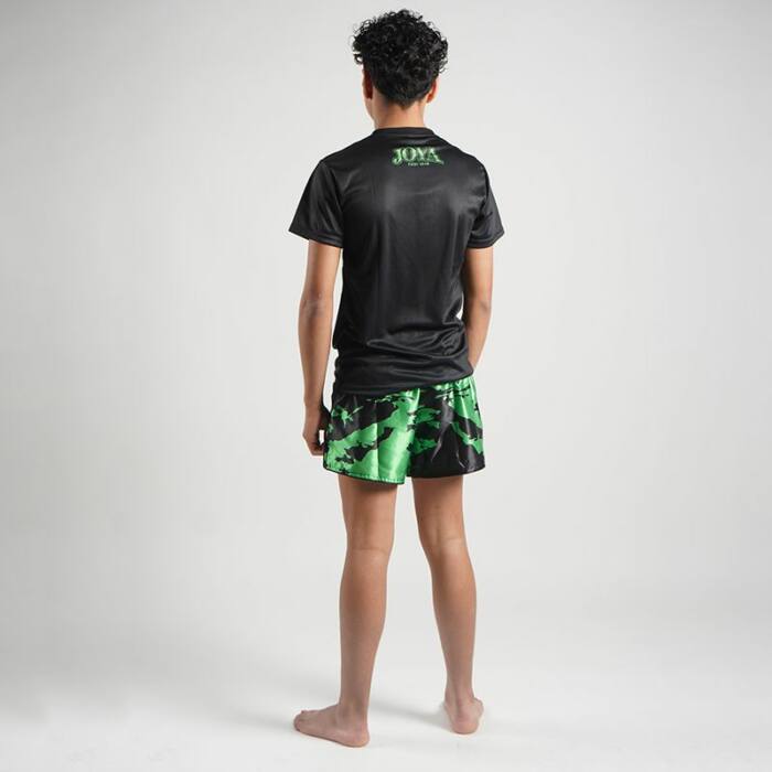 Joya T-Shirt Splash - Junior - Zwart met groen