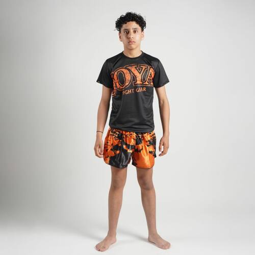 Joya T-Shirt Splash - Junior - Zwart met groen
