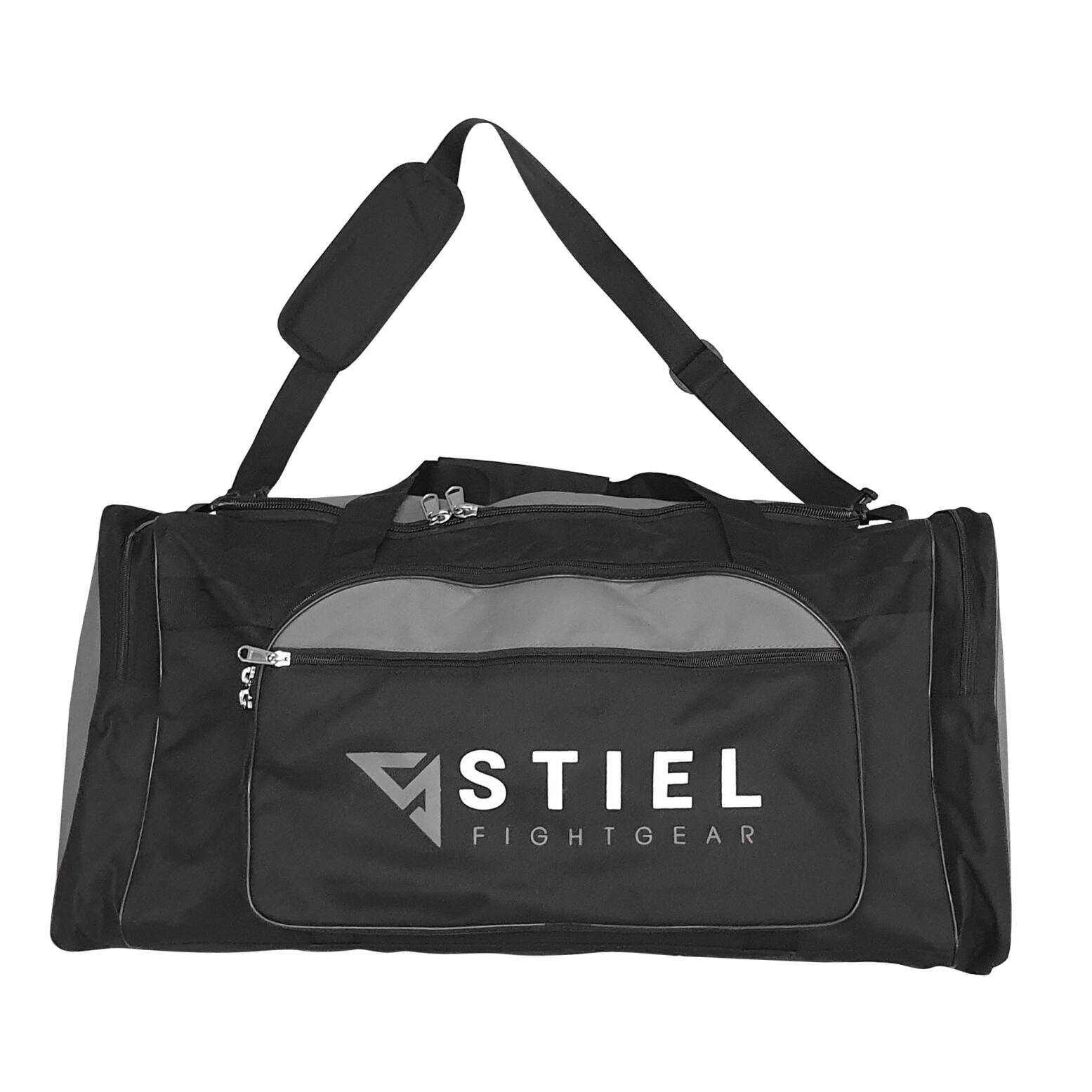 Stiel Sporttas - Large - Zwart met Grijs - 70 x 38 x 28cm