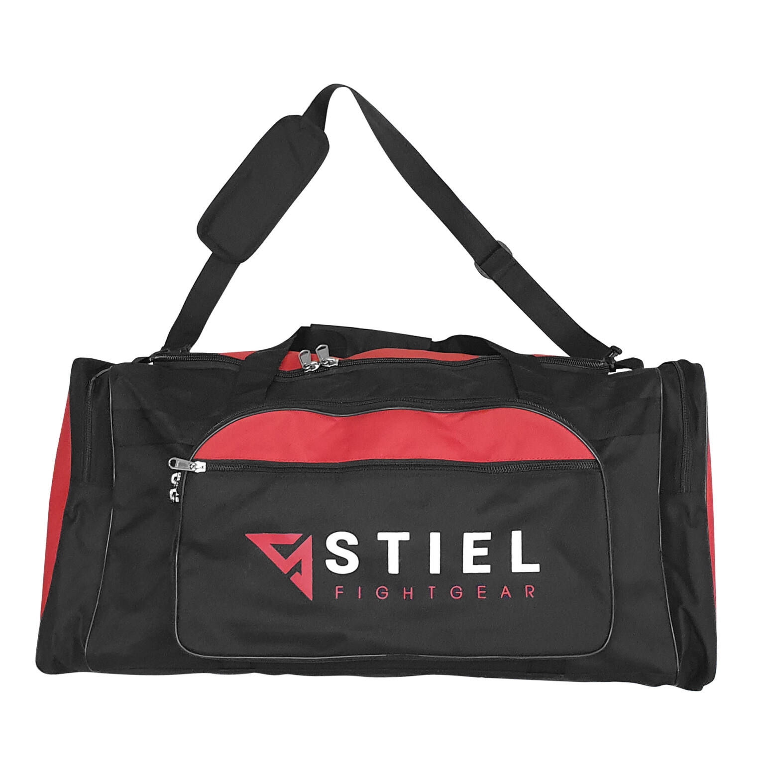 Stiel Sporttas - Large - Zwart met Rood - 70 x 38 x 28cm