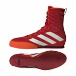 Adidas Box Hog 4 - Boksschoenen - Rood met wit