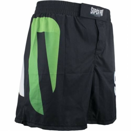 Super Pro Fightshort No Mercy - Heren - Zwart met groen