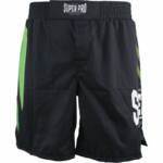 Super Pro Fightshort No Mercy - Heren - Zwart met groen