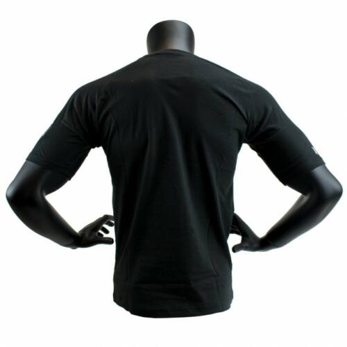 Super Pro T-Shirt met logo Katoen Zwart met wit - jokasport.nl