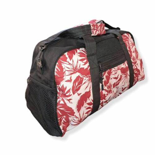 Joya Flower Sporttas - Zwart met rood - 63 x 33 x 25cm