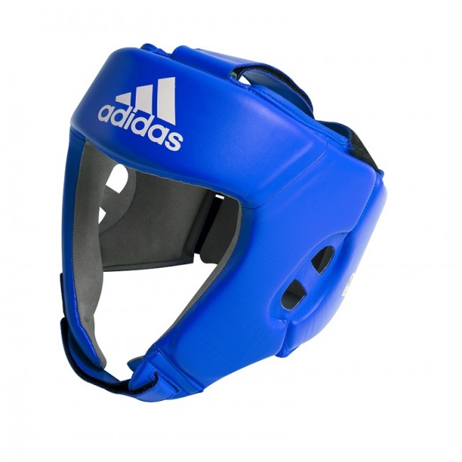 Adidas IBA Hoofdbeschermer - Blauw 1 Adidas IBA Hoofdbeschermer - Blauw