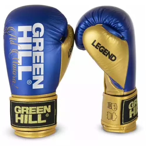 Green Hill Legend Platinum - Leer - Blauw met goud