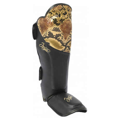 Joya Snake Scheenbeschermers  - Skintex - Zwart / Goud