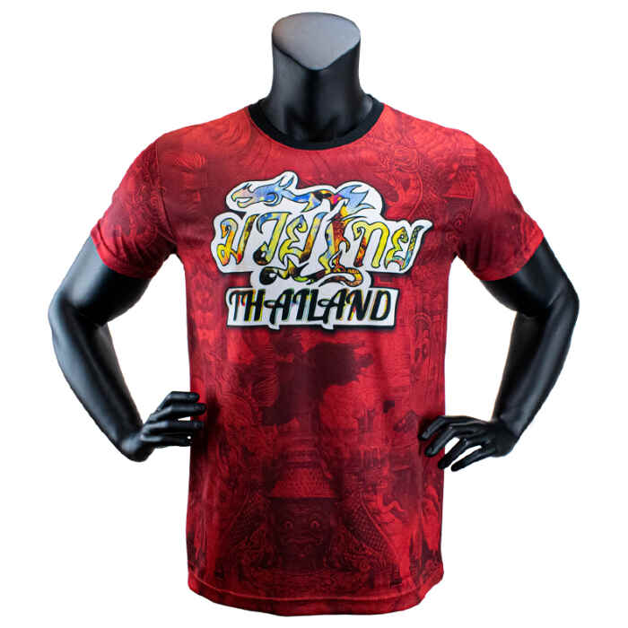 Super Pro Thai Dry Gear - Polyester - T-Shirt Pattaya Rood