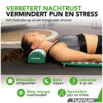 Tunturi Spijkermat - Acupressuur Mat en Kussen - Beige