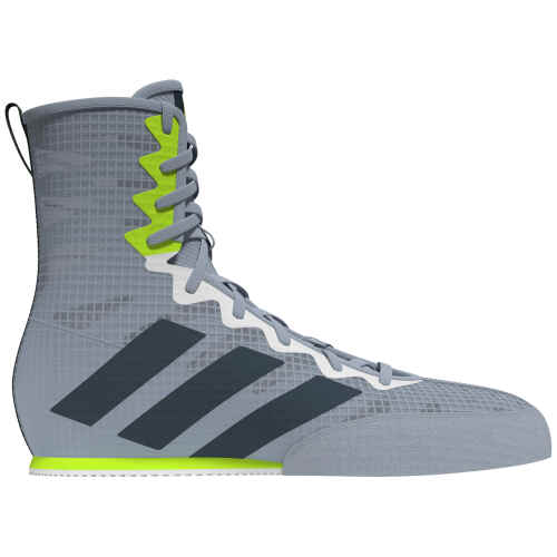 Adidas Box Hog 4 - Boksschoenen - Grijs/Lime - jokasport.nl