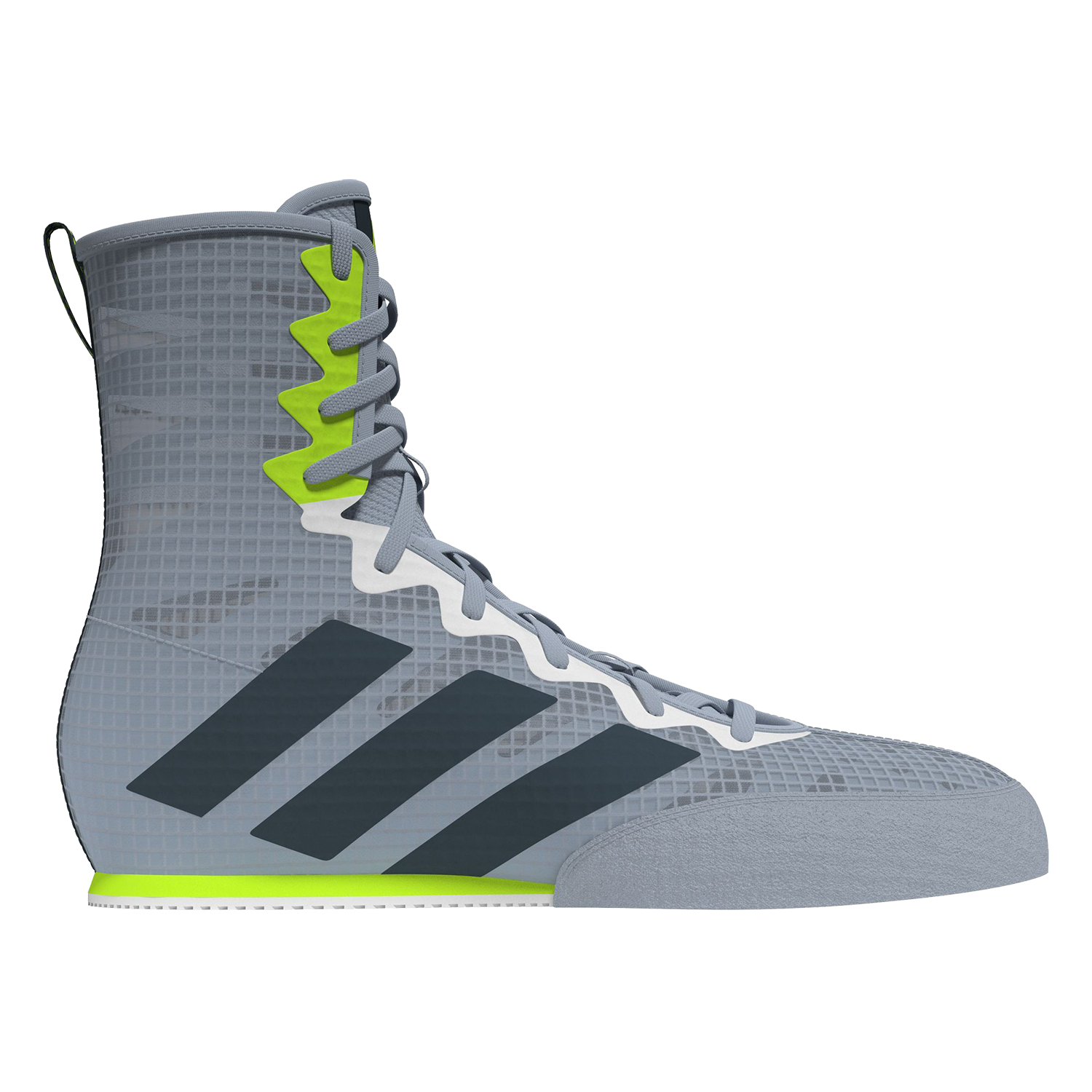 Adidas Box Hog 4 - Boksschoenen - Grijs/Lime