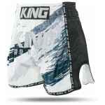 King KPB Kickboks broekje – Storm 2 – Wit met blauw 2