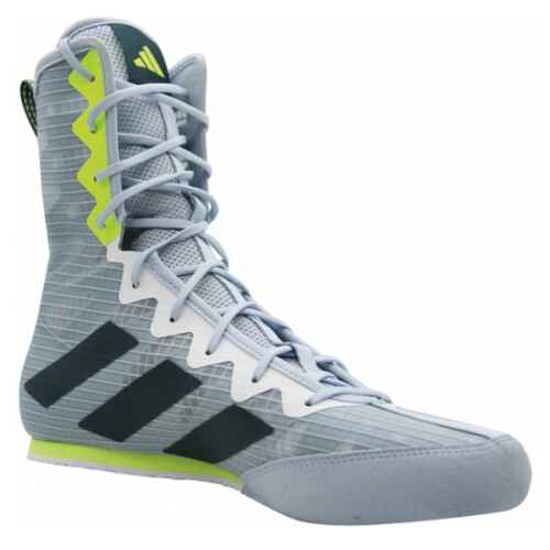 Adidas Box Hog 4 - Boksschoenen - Grijs/Lime - jokasport.nl